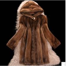 S/9XL Faux Mink Fur Coat Women Winter New Fake Fur Coats For Women Long Artificial Fur Imitation Fur Jackets Plus Size 6Xl K962 2024 - buy cheap