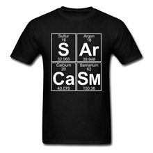 Printed Table On T-Shirt Dominant Crew Neck S Ar Ca Sm Periodic Table Of Elements Cotton Men T Shirt Hip Hop T Shirt Latest 2024 - buy cheap