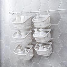 Bathroom Hanging Storage Basket Desktop Sundries Storage Box Fruit Baskets Plastic Drain Bath Basket with Hook Kitchen Organizer 2024 - buy cheap