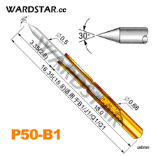 100pcs P50-B1 Dia 0.5mm Spring Test Probes Pogo Pin Length 16.35mm (Stroke Spring Froce:75g) Wholesale 2024 - buy cheap