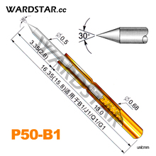 Sondas de Medición de resorte Pogo, 100 Uds. De diámetro de P50-B1, 0,5mm de longitud, 16,35mm de diámetro, resorte de carrera, espuma de 75g, venta al por mayor 2024 - compra barato