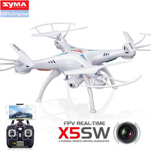 SYMA-Dron X5SW de Control remoto con WIFI, cuadricóptero con cámara sin cabeza, 2,4G, 6 ejes, Helicóptero De Control Remoto en tiempo Real, juguete 2024 - compra barato