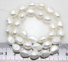 NEW 9mm-11mm Natural White Freshwater Baroque Pearl Loose Beads 14'' 2024 - buy cheap