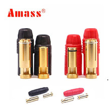 Amass AS150 Connector Anti-Spark Gold Bullet 7mm Male Female For Battery Charger ESC Charge Lead 20%Off 2024 - buy cheap