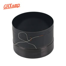 GHXAMP 75MM BASS Voice Coil 8Ohm Woofer Black Aluminum Low-resistance Thick Line Heat-resistant Round Wire 1PC 2024 - buy cheap