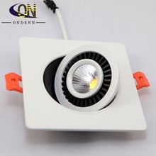 Recessed Square LED Dimmable Downlight COB 3W 5W 7W 360 Degree Adjust LED Downlights LED Decoration Ceiling Lamp AC 110V 220V 2024 - buy cheap