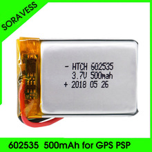 Supply lithium battery lithium polymer Rechargeable battery 602535 500 mah 3.7 V For MP3 MP4 MP5 GPS PSP MID Bluetooth Headset 2024 - compre barato