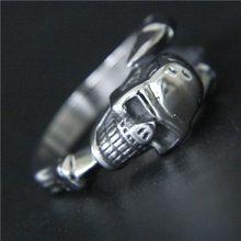 Anillo de calavera con garra afilada, de acero inoxidable, 316L, de alta calidad, a la moda, nuevo diseño, 2018 2024 - compra barato