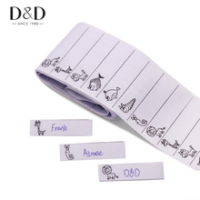 100pcs/pack White Washable Iron on Name Labels Garment Fabric Tags Marker Child Clothing Labels Sewing Accessories 2024 - buy cheap