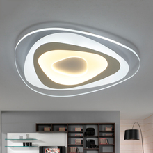 Luminária de teto triângulo montada em superfície, ultrafina, moderna, led, lâmpada para sala de estar, quarto, iluminação de sala de estar, casa, dez 2024 - compre barato