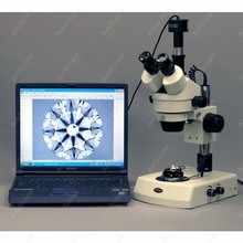 Microscopio estéreo con gema de joyería, suministros de AmScope, 3.5X-45X, joyería, GEMA, estéreo, halógena Doble 2024 - compra barato