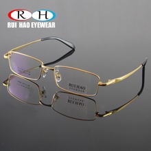 Gafas sin montura para hombre, montura completa de titanio puro, gafas ópticas, gafas grau 9867 2024 - compra barato