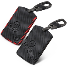4 Buttons Carbon fiber style Car-Styling Key Cover Case Protector For Renault Clio Logan Megane 2 3 Koleos Scenic Card 2024 - buy cheap