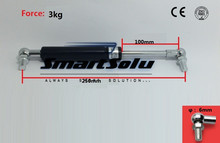 Free Shipping 2pcs/lot 250mm X 100mm X 3kg 30N Force Ball Studs Lift Strut Automotive Gas Spring 10.47" 2024 - купить недорого