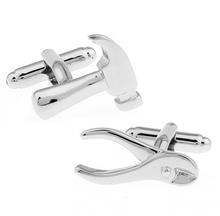 Factory Price Retail Men Gifts Cuff links Fashion Copper Material Hammer Tongs Design CuffLinks Free Shipping 2024 - buy cheap