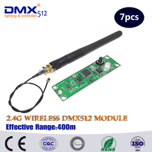 DHL быстрая бесплатная доставка печатной платы 2.4 ГГц модуль DMX 512 Беспроводной приемник/Беспроводной модуль DMX512 свет этапа 2024 - купить недорого