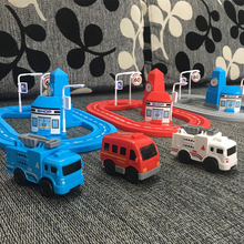 Cadena superior pista de transporte coche Vehículo de juguete de alta velocidad coche bebés inteligencia juguete creativo regalo juego interactivo 2024 - compra barato
