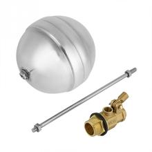 1 PC DN15 Float Ball G1/2 Brass Male Thread Water Float Ball Sensor Stainless Steel Float Ball Value valvula 2024 - buy cheap