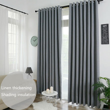 Modern blackout curtains for living room bedroom curtains for window treatment drapes solid finished blackout curtains 1 panel 2024 - buy cheap
