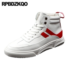Zapatillas deportivas de estilo callejero para hombre, calzado deportivo blanco con aumento de altura oculto, estilo Hip Hop, color negro, 2021 2024 - compra barato