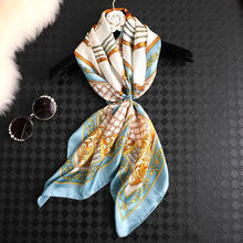 Superior quality 90cm Square Scarves women Silk Scarf Office Ladies hair neck Bandanna fashion foulard headcloth female muffler 2024 - buy cheap