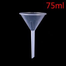 75ml 1/2" Mouth Dia Laboratory Transfer Perfume Mini And Clear White Plastic Filter Funnel 2024 - buy cheap