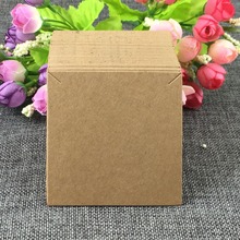 200PCS/Lot Kraft Pendent Cards Blank brown Jewelry Card paper Necklace cards Pendant Cards Custom Logo need add Cost Extra 2024 - buy cheap