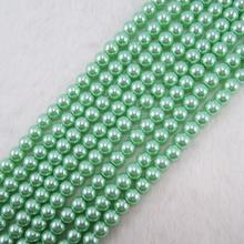 Bola redonda de cristal suelto, separador con perla, cuentas, accesorios de fabricación de joyas, GL-28, 4.6.8.10.10.12.14mm, venta al por mayor 2024 - compra barato