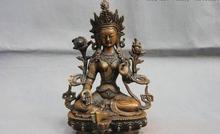 Estatua de Buda de la diosa de los Bodhisattva, 8,5, bronce de cobre verde, Tara, Guan, Yin, Kwan-yin 2024 - compra barato