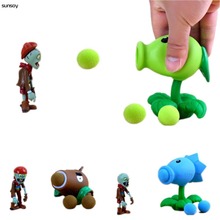 Hot Popular Jogo Plants vs Zombies Peashooter PVZ PVC Action Figure modelo Brinquedos 12 Estilo 10 CM Plants Vs Zombies Brinquedo Para Crianças presente 2024 - compre barato