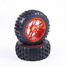1/5 rc truck spare part Losi 5ive-T 5T Rovan LT KM X2 alloy wheel hub with nail tire 2024 - buy cheap