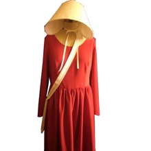 Disfraz de Cosplay de la dama de honor, disfraz de Elisabeth Moss June Osborne off red Trench, 2018 2024 - compra barato