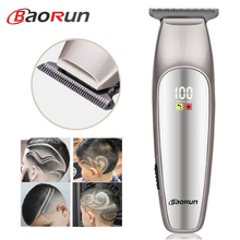 BaoRun Professional Electric Hair Clipper Trimmer Rechargeable Barber Hair Cutter Cordless Salon Men Hair Cutting Machine Tool 2024 - buy cheap