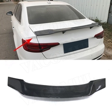 Car Carbon Fiber Car Rear Trunk Spoiler Wings for Audi A4 S4 RS4 Sedan 4 Door 2013-2018 2024 - buy cheap