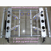 BGA fixture with screws (x 4pcs) & Bottom support clamp (x2pcs) for IR6000 IR9000 2024 - купить недорого