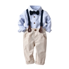 Conjunto de ropa de alta calidad para niños y bebés, Tops y pantalones a la moda, trajes de fiesta, 2 uds. 2024 - compra barato
