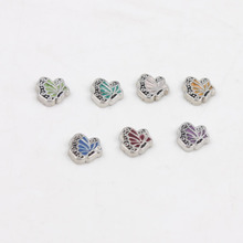 20pcs/lot MIX Different Butterfly Designs Alloy Floating Charm For Floating Memory Living Locket 2024 - buy cheap