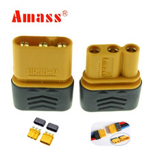 10 pares de tomada amass mr30 conector macho e fêmea com bainha para avião multicopter rc + encolhimento térmico 40% de desconto 2024 - compre barato