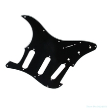 Pickguard de guitarra elétrica de 3 camadas, preto, placa de arranhões para strat stratocaster, novo 2024 - compre barato