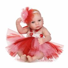 Muñecas de bebé reborn de silicona para niñas, mini muñecas reborn de 27cm, Premio bonito, muñecas para chicas juguetes para niños, regalo 2024 - compra barato