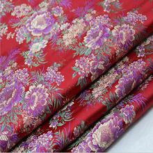 HLQON 75cm width yarn dyed satin brocade fabric for patchwork felt tissue cosplay dress children cloth coat  bed sheet 2024 - buy cheap