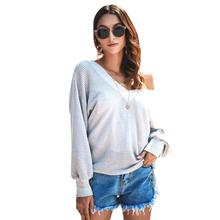 2019 Sexy V neck Sweater Women Pullover Autumn Winter Casual Knitted Sweaters Pull Femme Jumper chompas para mujer XQ113 2024 - buy cheap