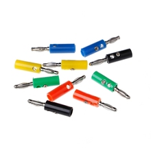 Cable de Audio de 5 colores, conectores enchufe Banana 4mm, 10 Uds. 2024 - compra barato