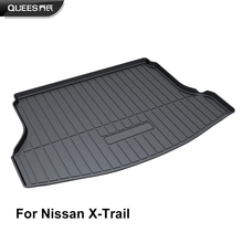 QUEES-revestimiento de carga personalizado para maletero, alfombrilla para Nissan x-trail Xtrail T32, 2014, 2015, 2016, 2017, 2018 2024 - compra barato