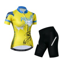 Weimostar-Camiseta de ciclismo de equipo profesional para mujer, conjunto de pantalones cortos, ropa de ciclismo de montaña, camisetas de bicicleta para niñas 2024 - compra barato