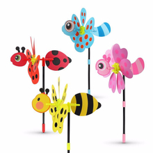 2pcs/set Colorful 3D Lovely Handmade Wind Spinner Windmill Toys For Baby Insect Decoration Garden Yard Outdoor Classic Toy Kids 2024 - buy cheap