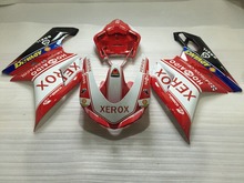 Kit de carenado de molde de inyección para DUCATI, juego de carenados rojo y blanco para ducati 1098, 1198, 848, 2007, 2011, 1098, 1198, 07, 08, 10, 11, XEROX, DB33 2024 - compra barato