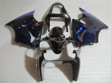 Injection mold Fairing kit for KAWASAKI Ninja ZX6R 00 01 02 ZX 6R 2000 2001 2002 ABS Blue flames black Fairings set+gifts KD28 2024 - buy cheap