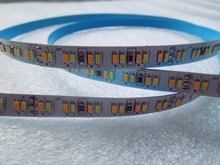 3014 SMD 240leds/m DC24V led dual color CCT adjustable flexible strip;5m long;120W;white PCB;non-waterproof 2024 - buy cheap