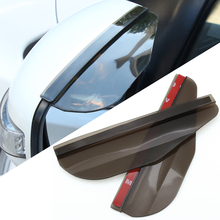 2PCS Car Styling Rearview mirror rain eyebrow for Fiat Panda Bravo Punto Linea Croma 500 595 2024 - buy cheap